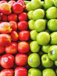 Full frame shot of apples