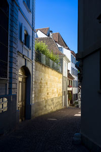 Residential buildings in city