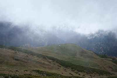 Scenic view of landscape against sky