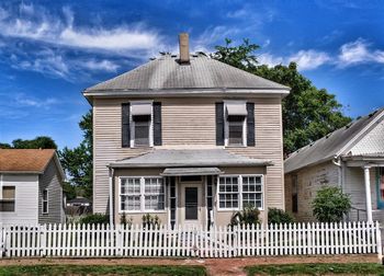 House against sky