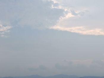 Low angle view of clouds in sky