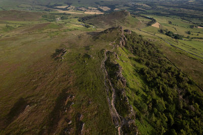High angle view of landscape