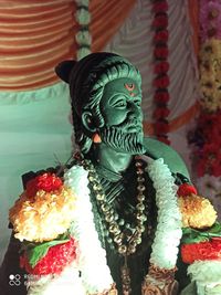 Close-up of buddha statue