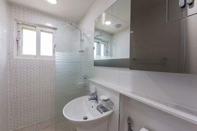 Interior of bathroom