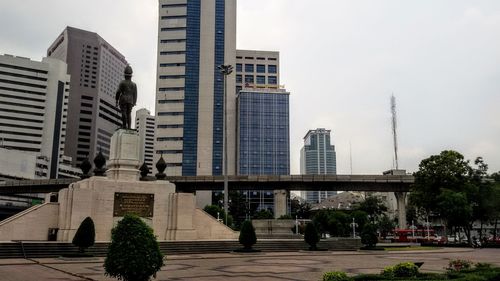 Modern buildings in city