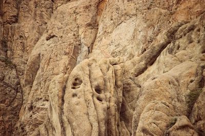 Full frame shot of rock formation