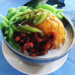 Close-up of food in plate