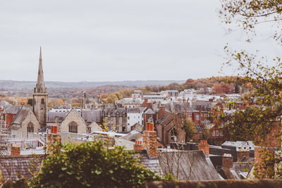 Buildings in city, durham, united kingdom 