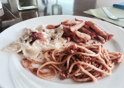 Close-up of food in plate