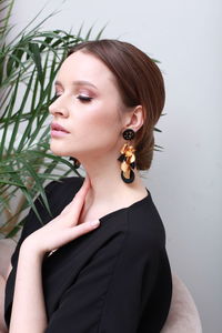 Portrait of young woman