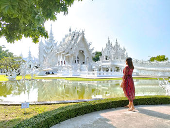 White temple in changrai thailand