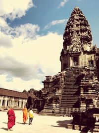 View of temple against sky