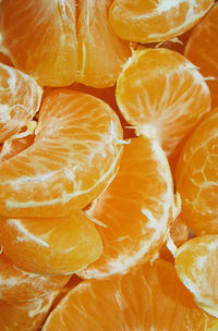 Full frame shot of orange slices