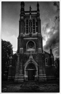 Low angle view of church