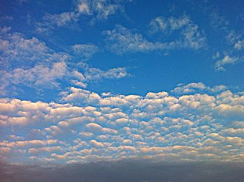 Scenic view of blue sky and clouds