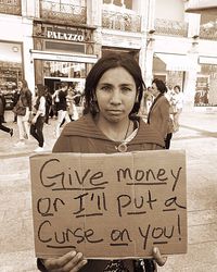 Portrait of young woman