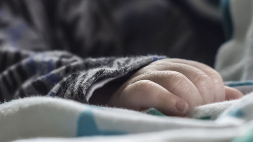 Low section of baby