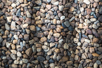 Full frame shot of pebbles