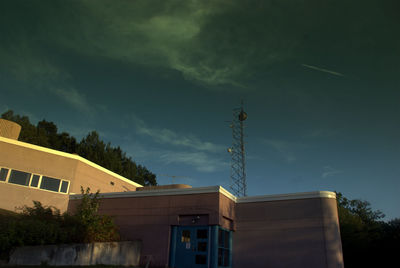 Low angle view of building against sky