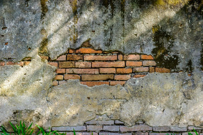 Full frame shot of weathered wall