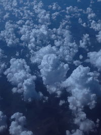 Low angle view of clouds in sky