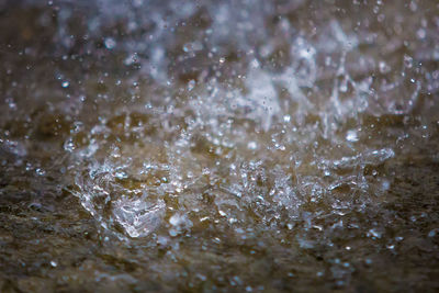 Full frame shot of splashing water