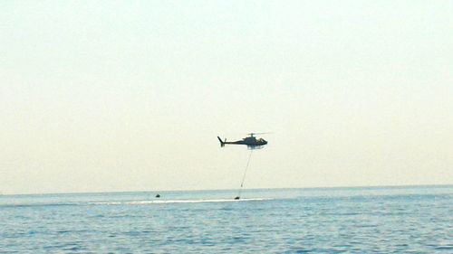 Scenic view of calm sea against sky