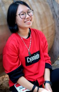 Portrait of a smiling young girl