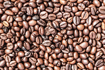 Full frame shot of coffee beans