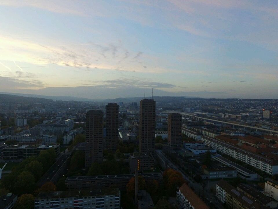 AERIAL VIEW OF CITY