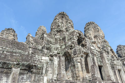 Low angle view of historical building against sky