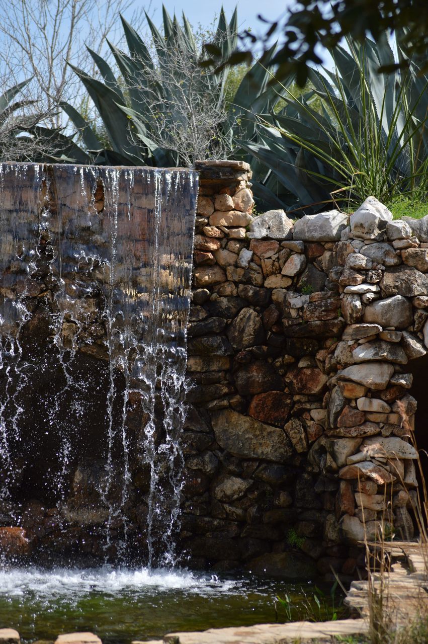 SCENIC VIEW OF WATERFALL