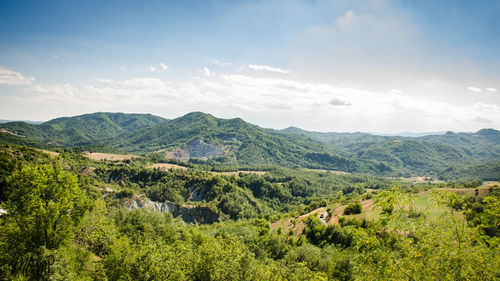 Scenic view of landscape against sky