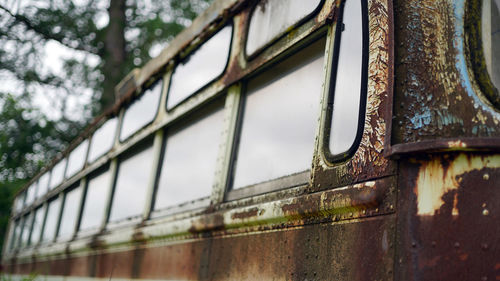 Low angle view of old building