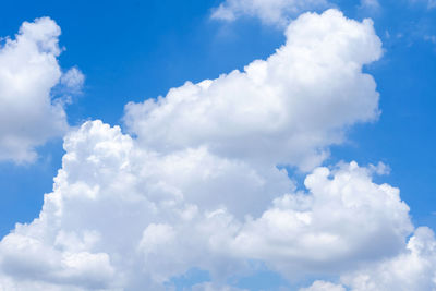 Low angle view of clouds in sky