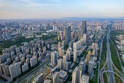 Aerial view of cityscape