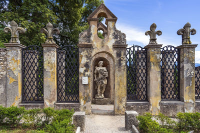 Entrance of historic building