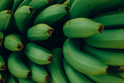 Full frame shot of bananas in market