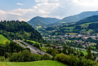 Scenic view of landscape against sky