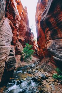 View of rock formations