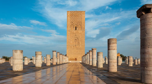 View of historical building against sky