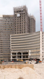 Buildings against sky in city