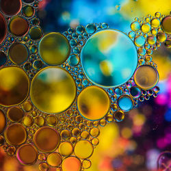 Full frame shot of bubbles