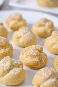 Close-up of cookies on table