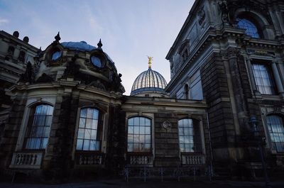 Low angle view of historical building