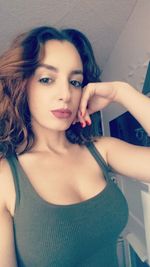 Portrait of young woman