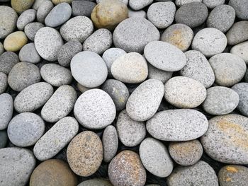 Full frame shot of pebbles