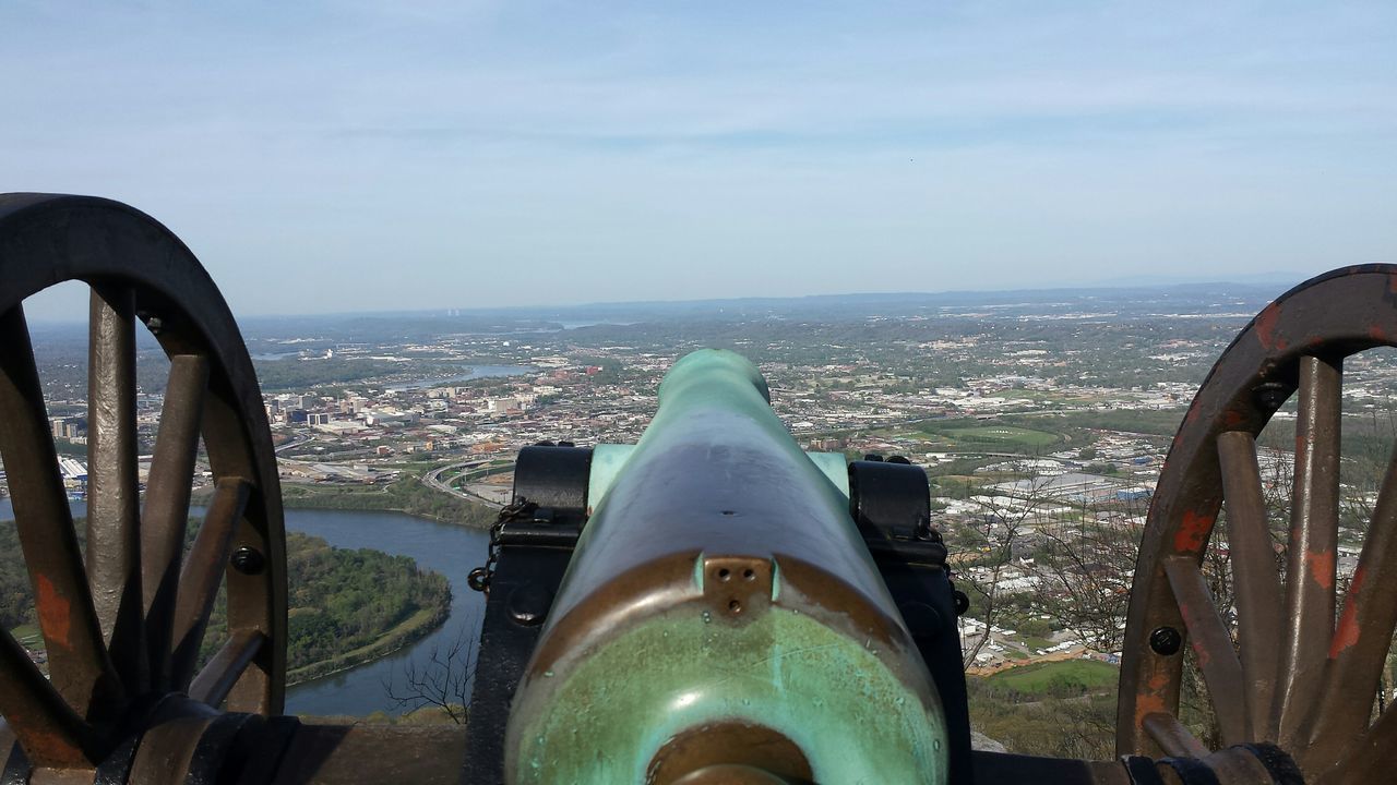 City of chattanooga below.