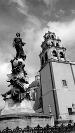 Low angle view of statue