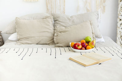 Fruits on table at home